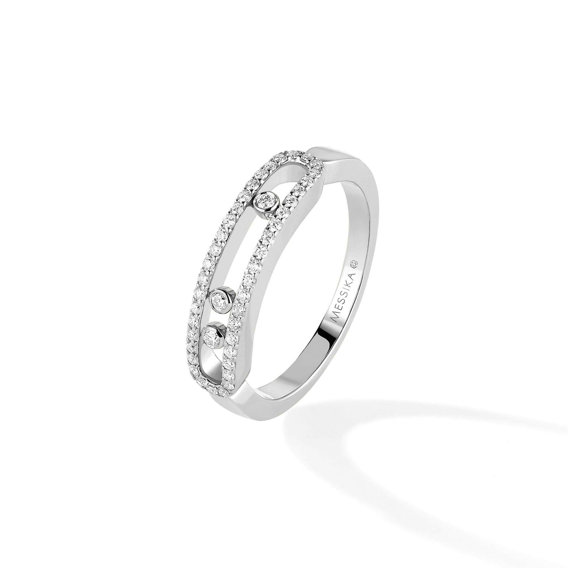 Baby Move Classique Pavé Ring von Messika (Ref. 04683-WG)