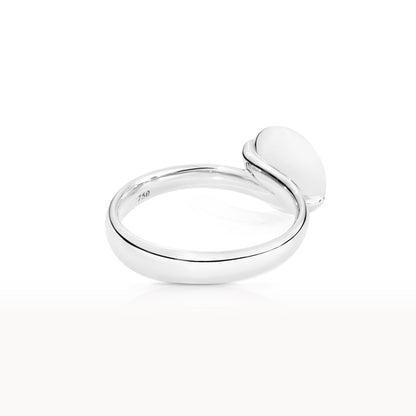 BOUTON Ring small Peridot, Weißgold • Peridot von Tamara Comolli (R-BOU-s-Per-wg)