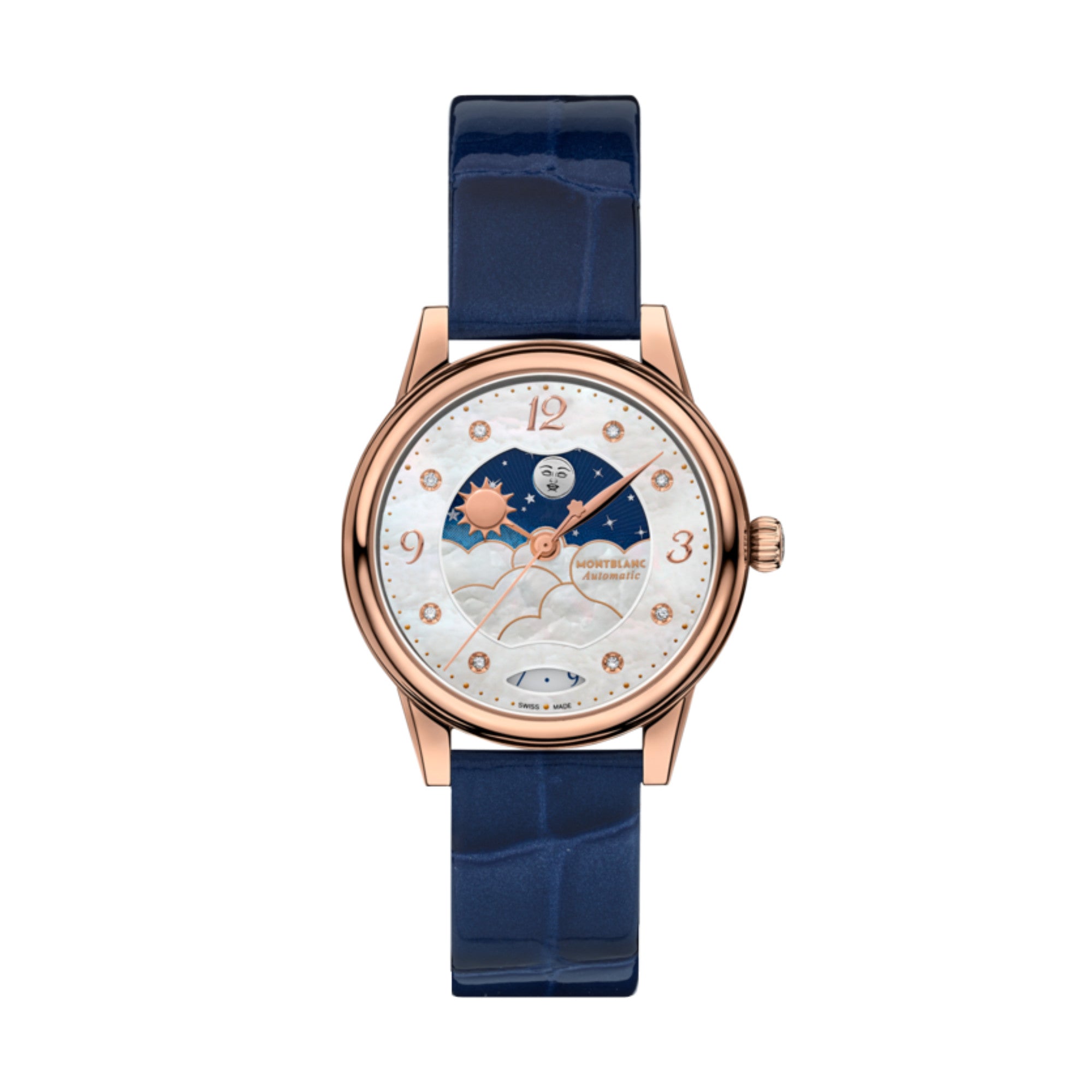 Bohème Day & Night 30 mm, Roségold • Diamant • Perlmutt von Montblanc (129773)
