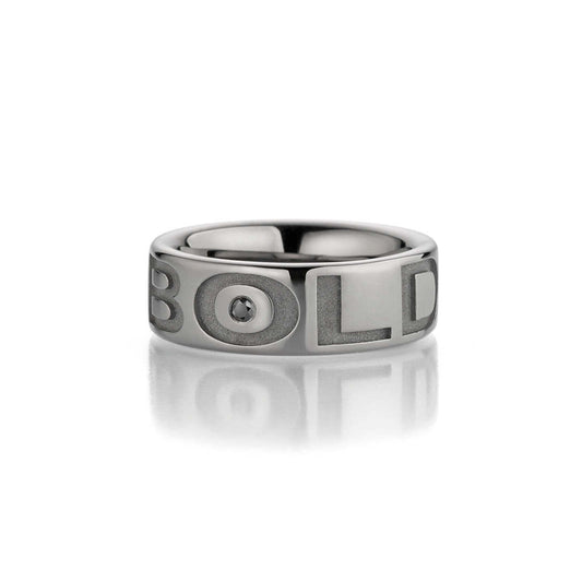 BOLD Ring, Silber • Diamant von Gellner (5-24457-03)