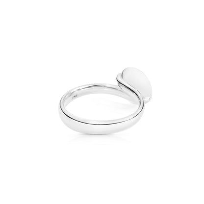 BOUTON Ring small Aqua Chalcedon von Tamara Comolli (Ref. R-BOU-s-ChAq-wg)