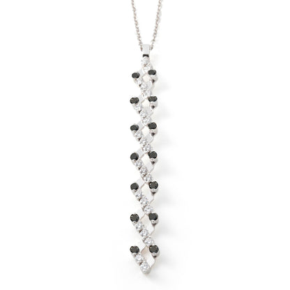 Brevetto Anhänger, Weißgold • Diamant von Serafino Consoli (S.CL 5F2 WG WD BD X)