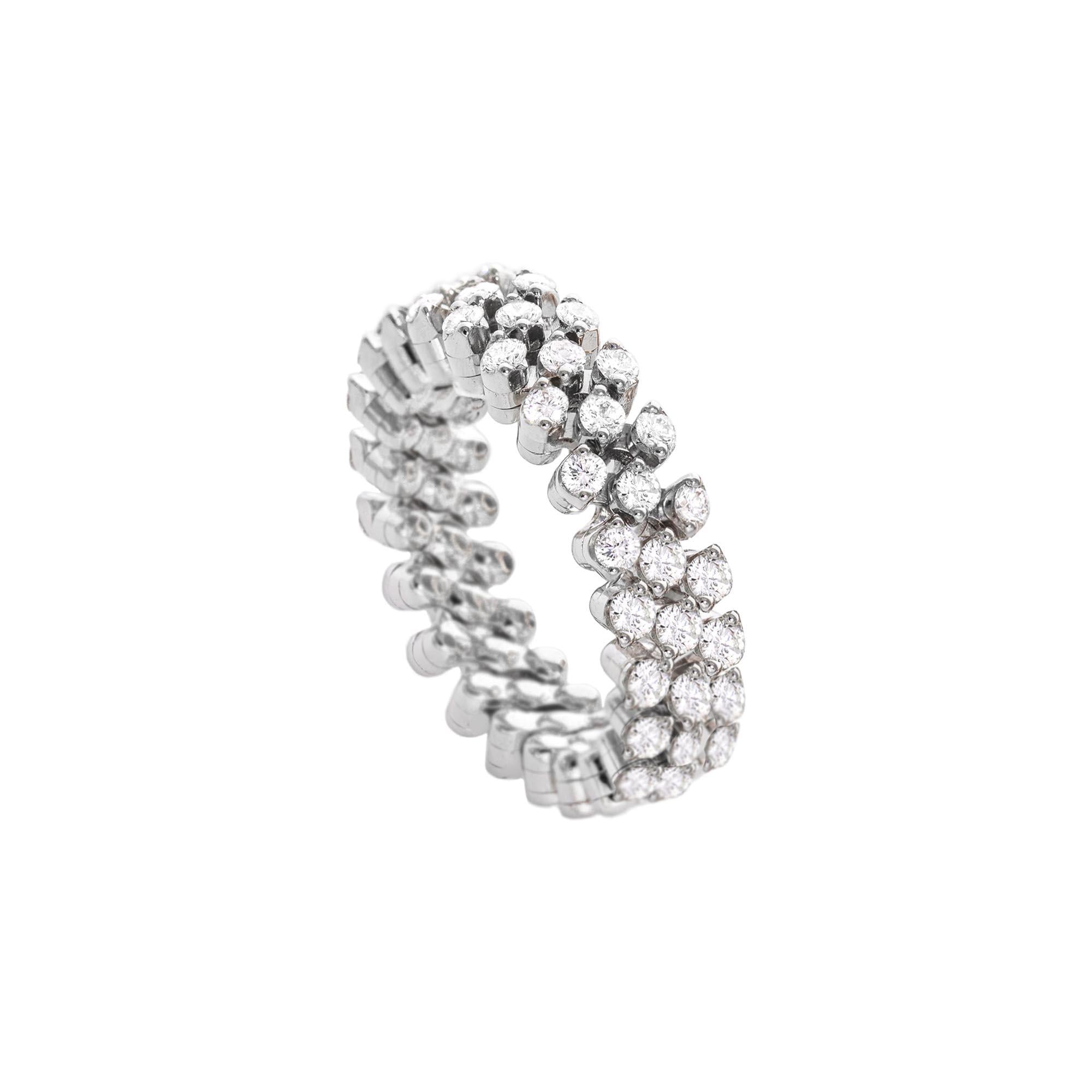 Brevetto Multi-Size Ring, Weißgold • Diamant von Serafino Consoli (RMS 3F2 WG WD)