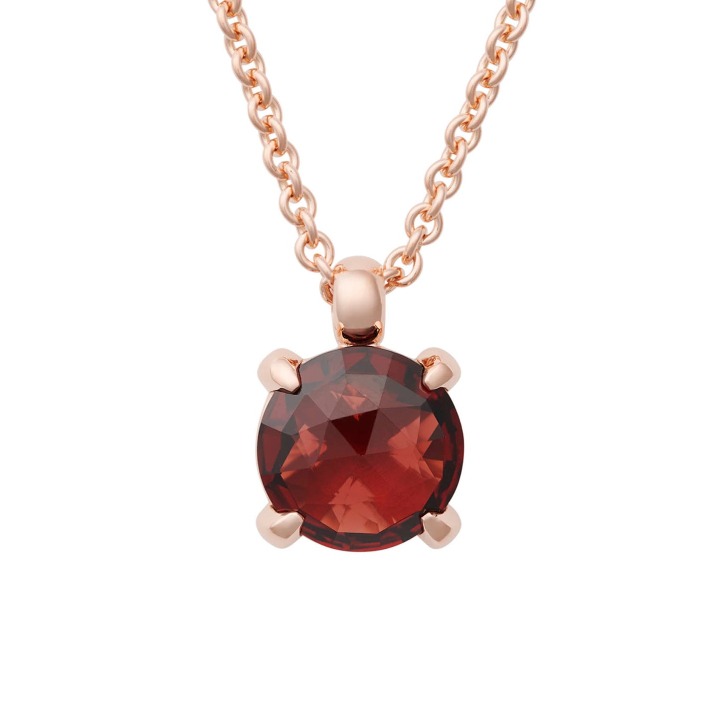 Catch Anhänger, Roségold • Granat von Bron (8HR3392GRB)