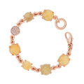Bron Catch Armband (8AR3965CIRQRCCBR) aus Roségold mit Diamant, Citrin und Rutilquarz