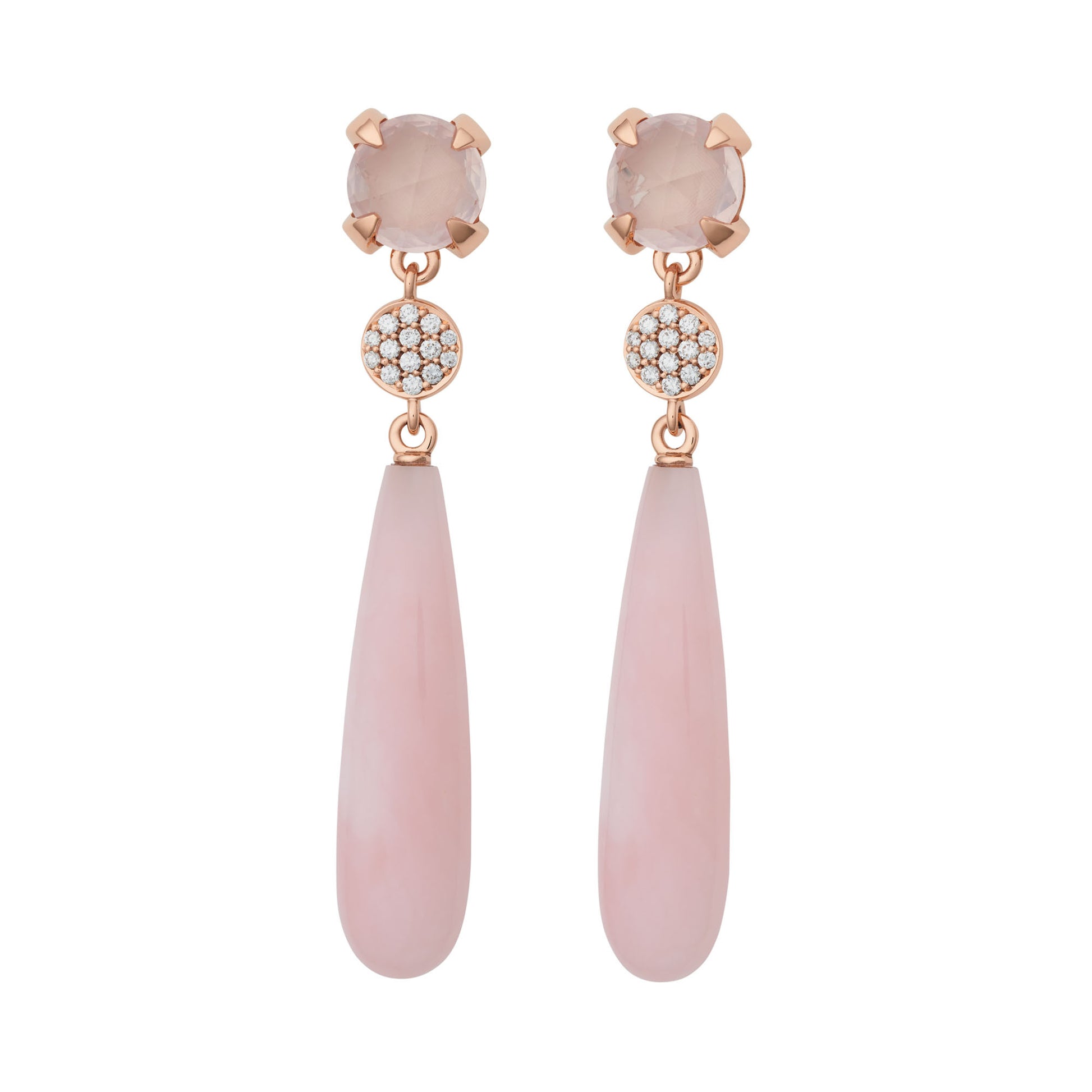 Catch Ohrhänger, Roségold • Edelsteine von Bron (8OR4858RQBBRORD)