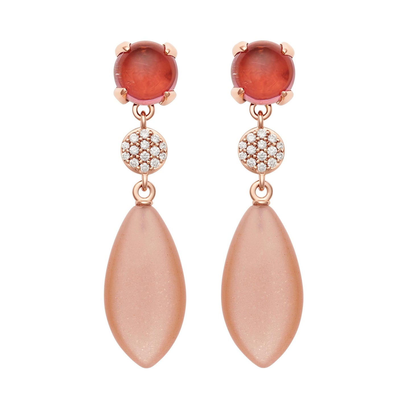 Catch Ohrhänger, Roségold • Edelsteine von Bron (8OR4858RTCBRMS)