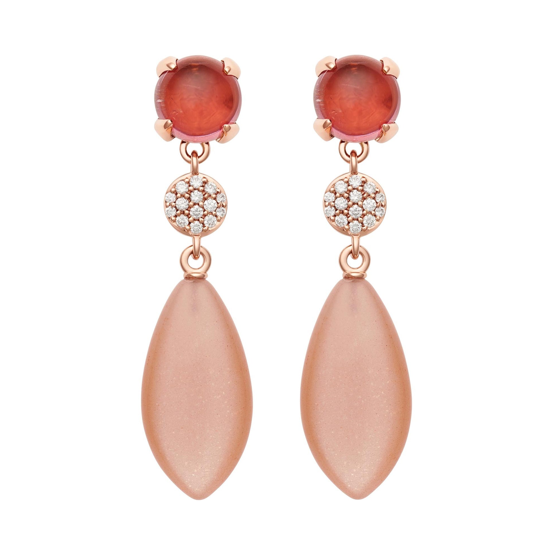 Catch Ohrhänger, Roségold • Edelsteine von Bron (8OR4858RTCBRMS)