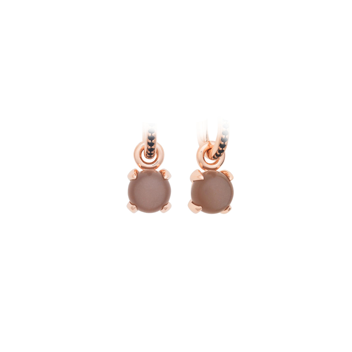 Bron Catch Ohrschmuck (8OR4798MSC) aus Roségold mit Mondstein