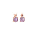 Bron Catch Ohrschmuck (8OR4799AMR) aus Roségold mit Amethyst