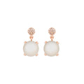 Bron Catch Ohrschmuck (8OR4813CBRMWC) aus Roségold mit Diamant und Mondstein
