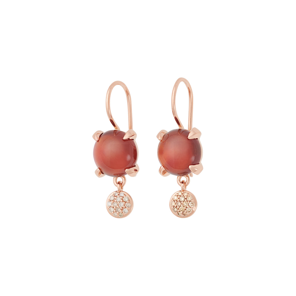 Bron Catch Ohrschmuck (8OR4892HECCBR) aus Roségold mit Diamant