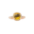 Bron Catch Ring (4RR4881YTCBR) aus Roségold mit Diamant und Turmalin