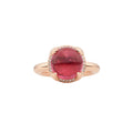 Bron Catch Ring (4RR4882RTCBR) aus Roségold mit Diamant und Turmalin