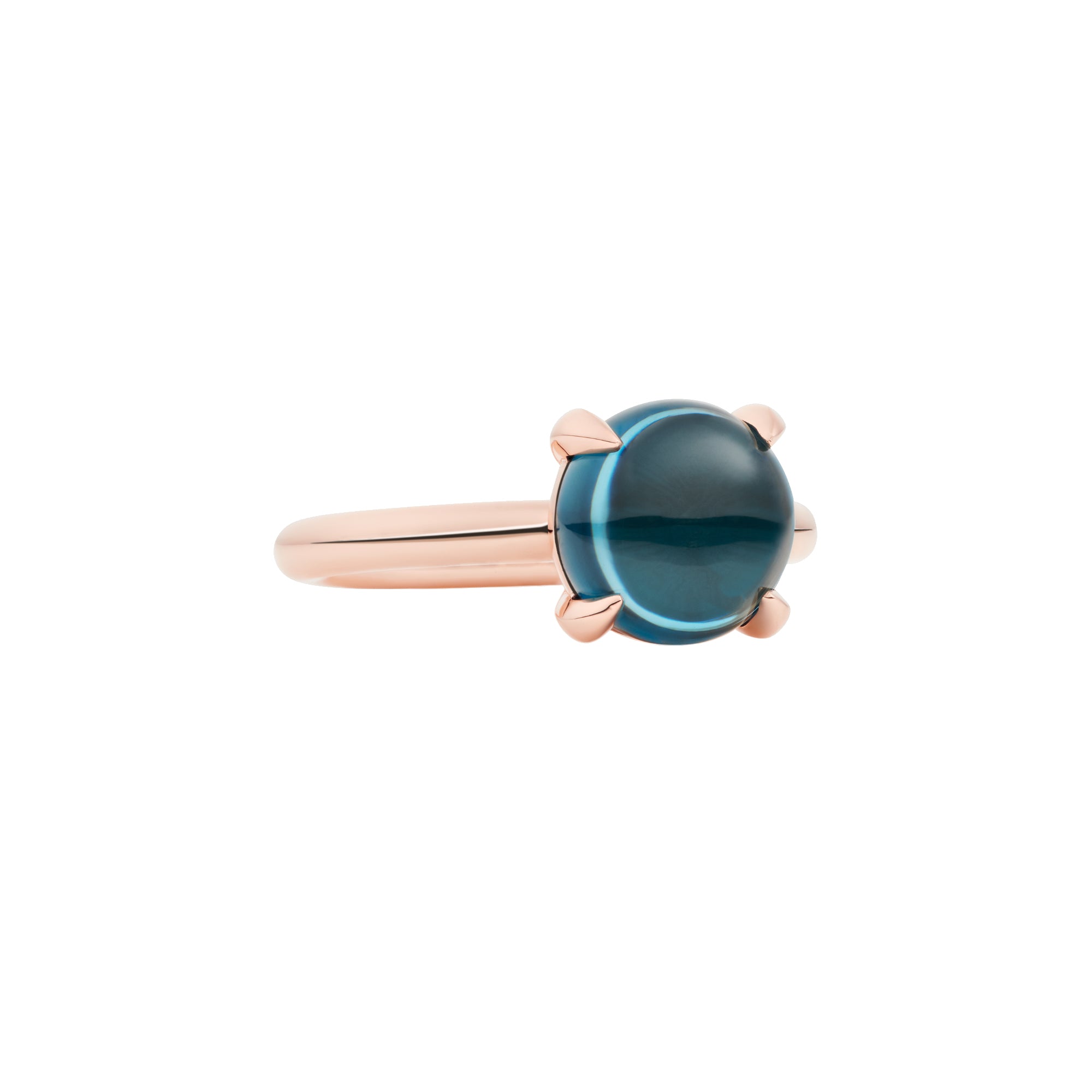 Bron Catch Ring (8RR4782TLC-1) aus Roségold mit Topas