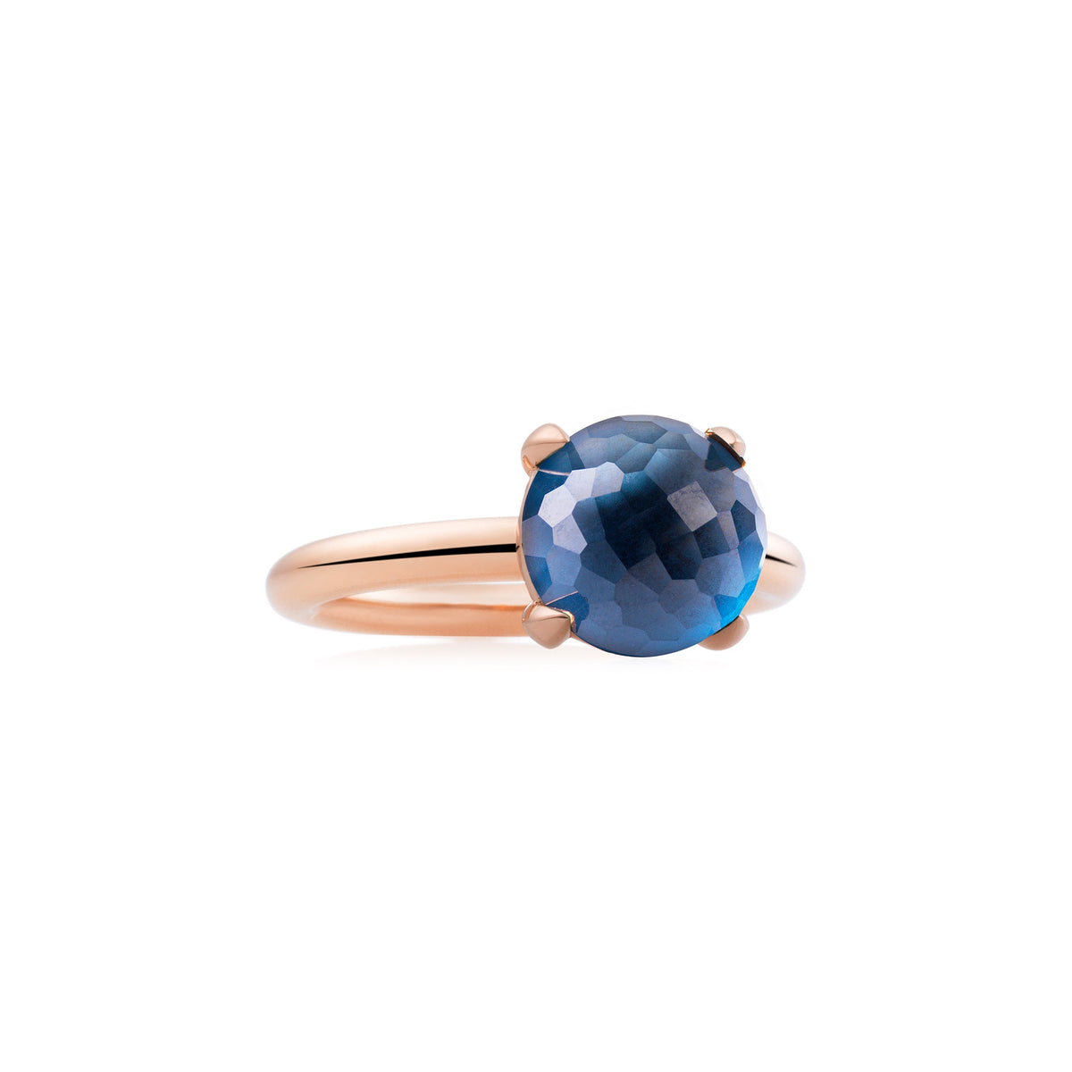 Bron Catch Ring (8RR4782TLR) aus Roségold mit Topas