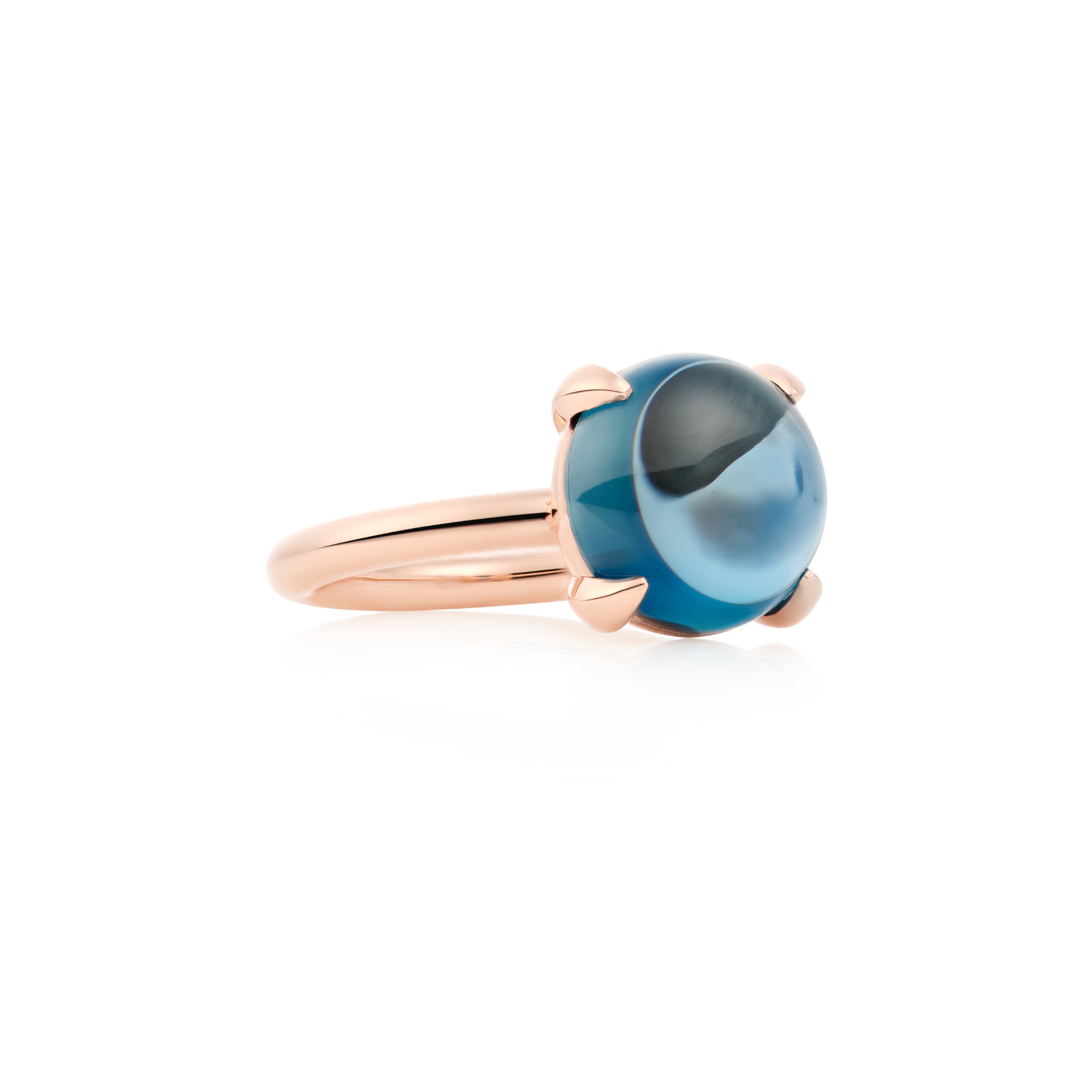 Bron Catch Ring (8RR4783TLC) aus Roségold mit Topas