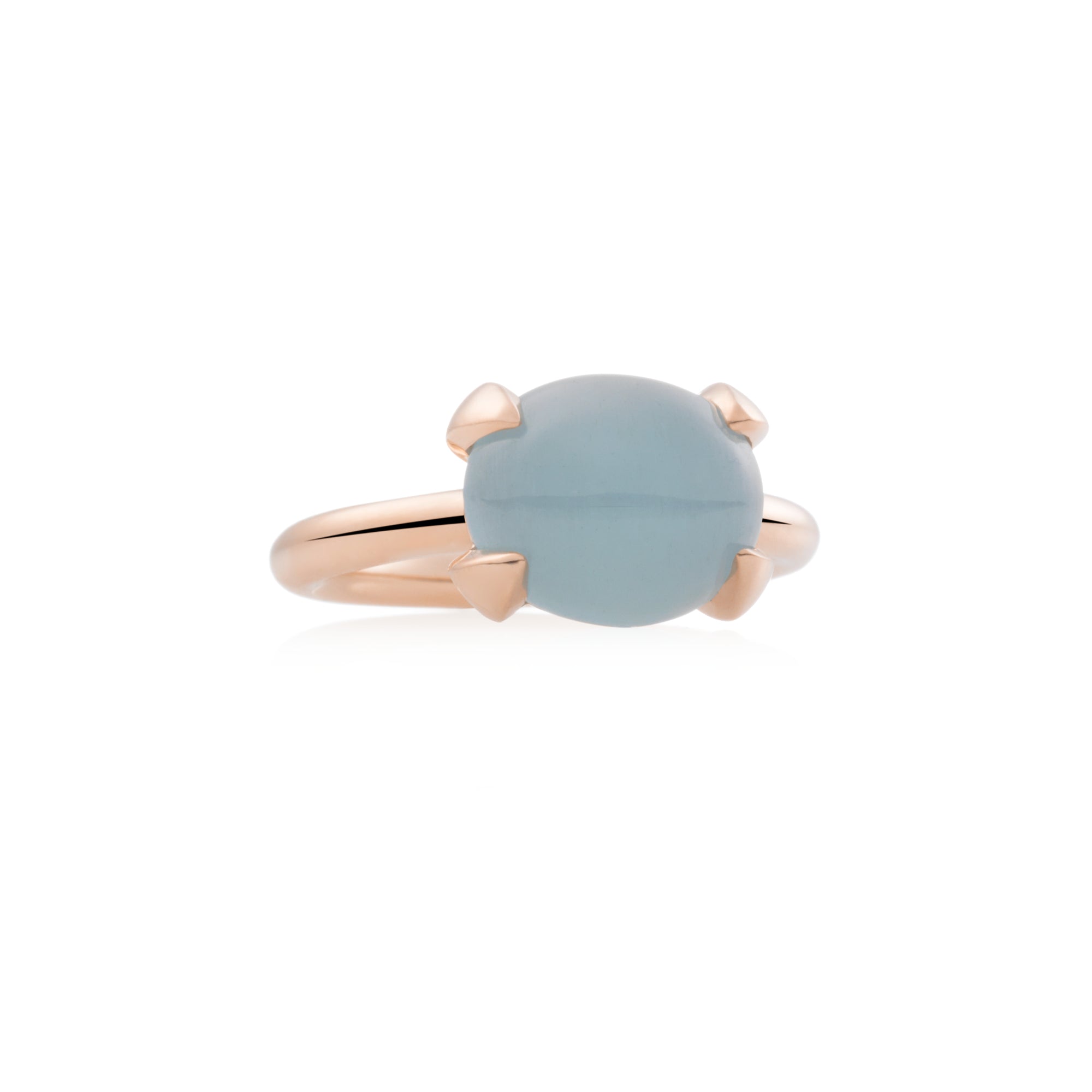 Bron Catch Ring (8RR4801AQC) aus Roségold mit Aquamarin