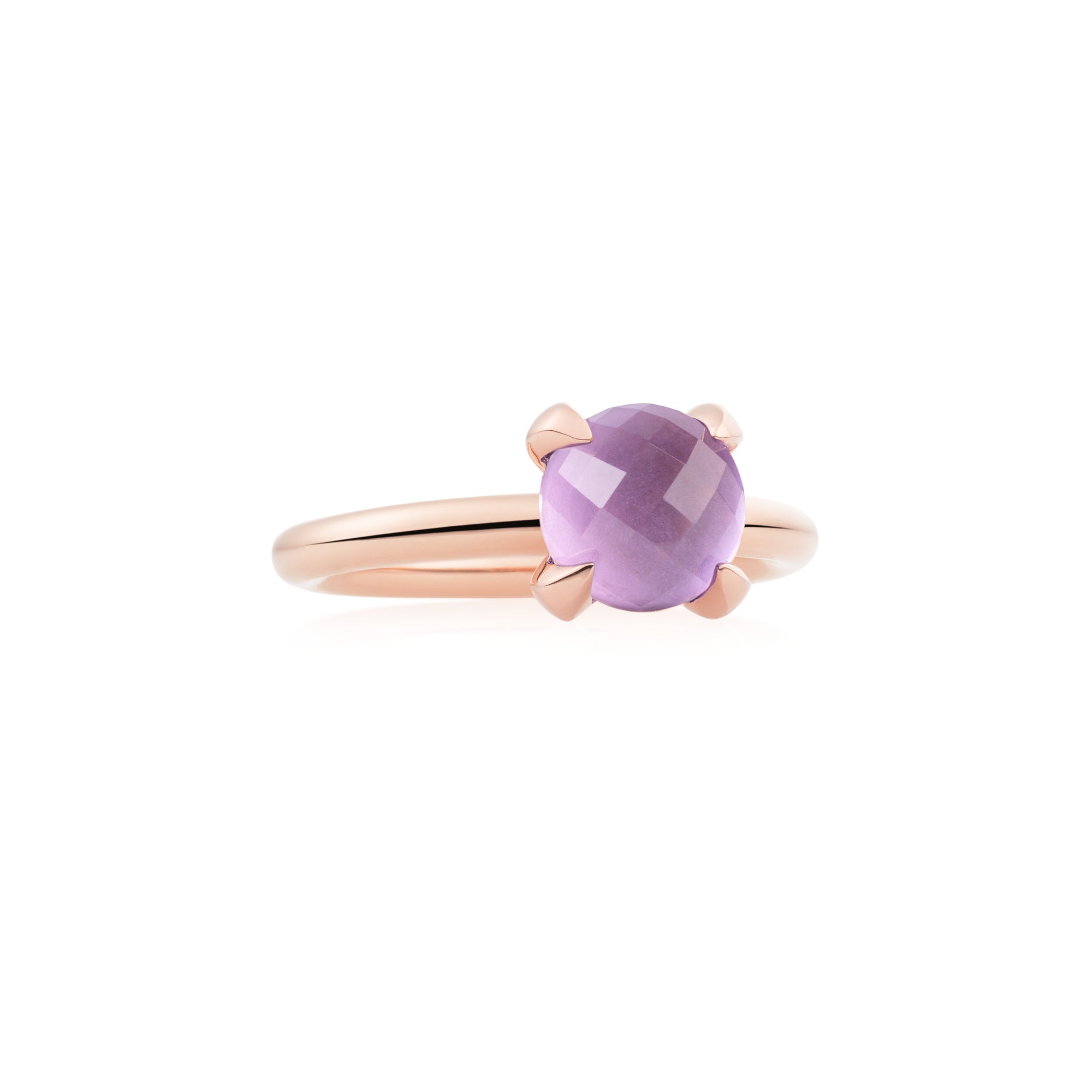 Bron Catch Ring (8RR4811AMS) aus Roségold mit Amethyst