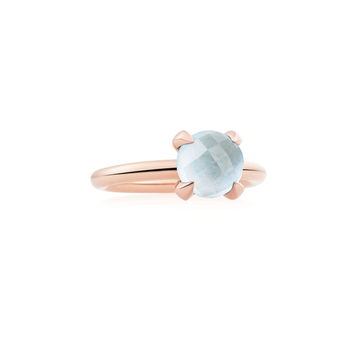 Bron Catch Ring (8RR4811BTS) aus Roségold mit Topas