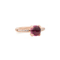 Bron Catch Ring (8RR4811RTCBR) aus Roségold mit Diamant und Turmalin