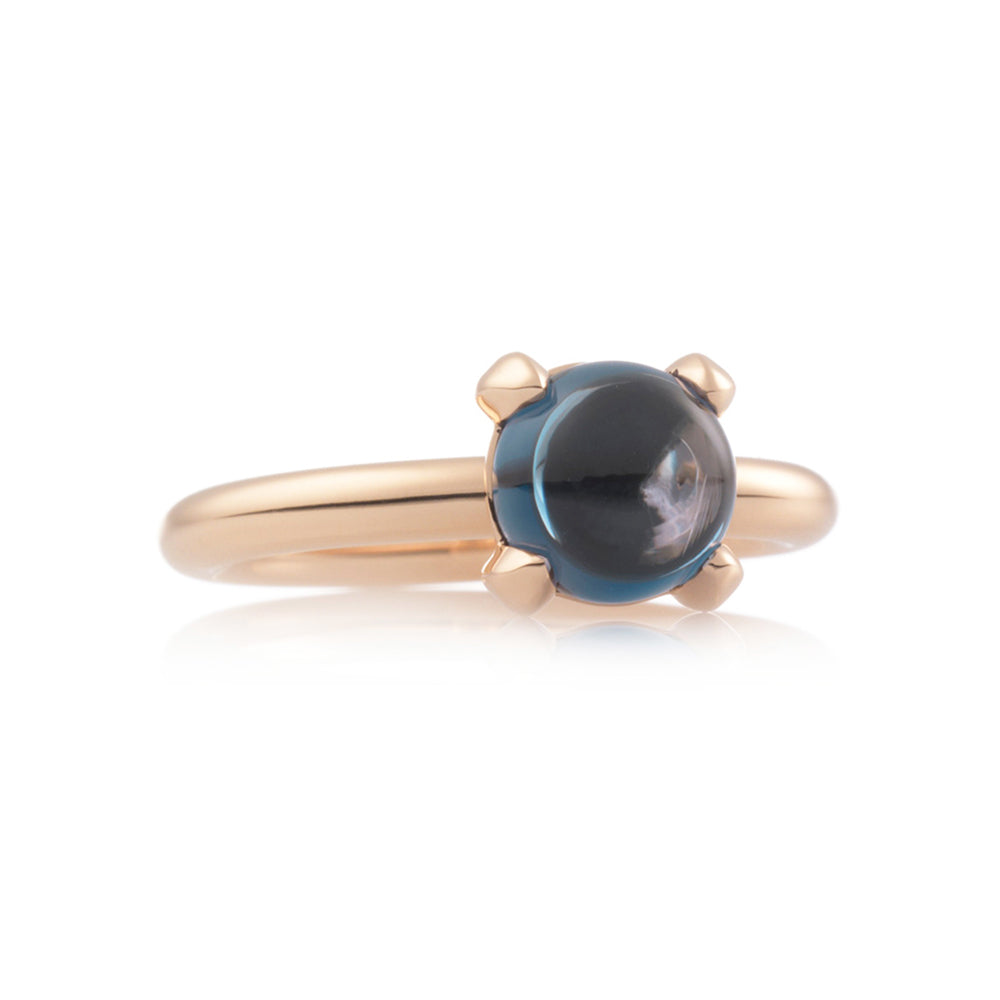 Bron Catch Ring (8RR4811TLC) aus Roségold mit Topas