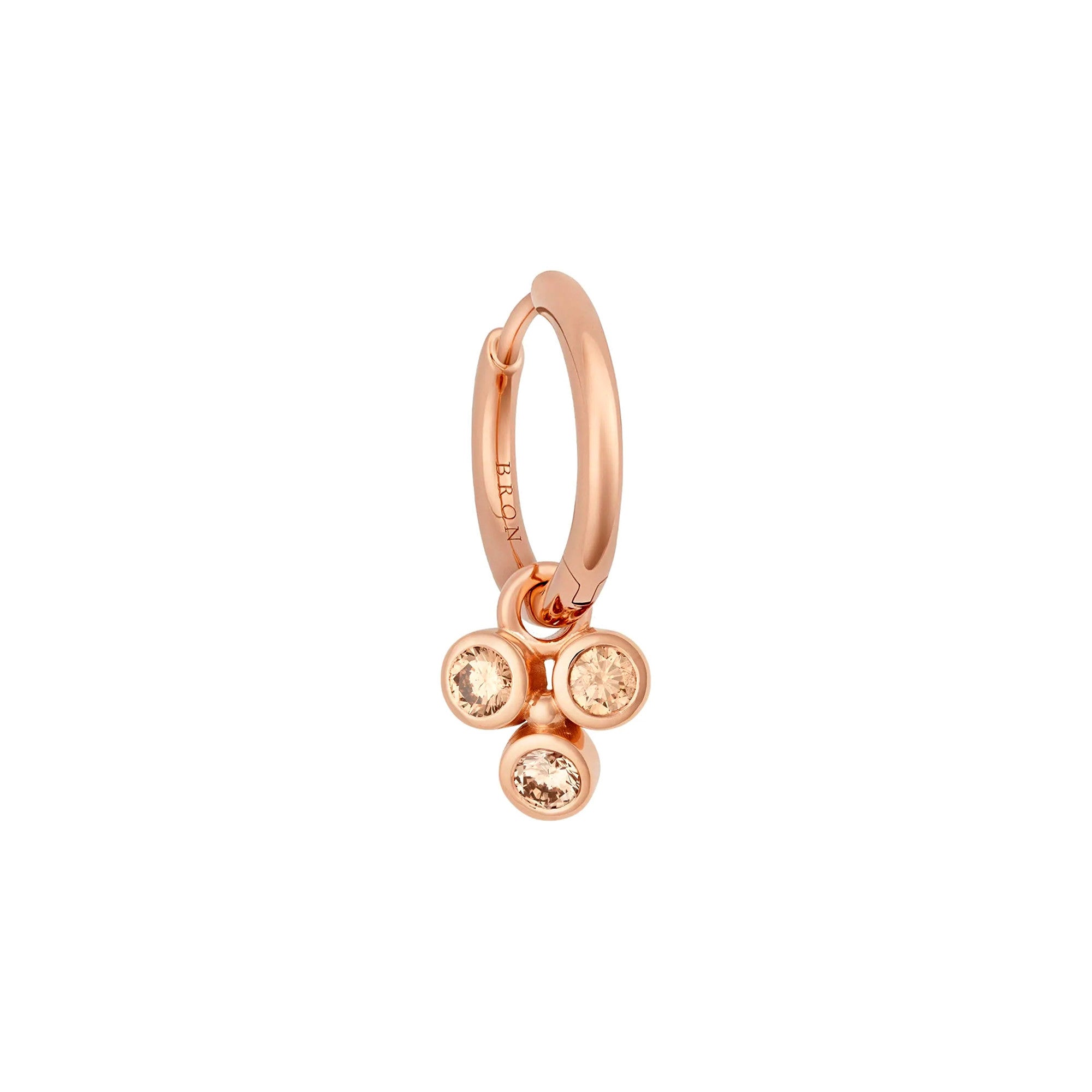 Bron Confetti Einhänger (8OR4870CBR) aus Roségold mit Diamant