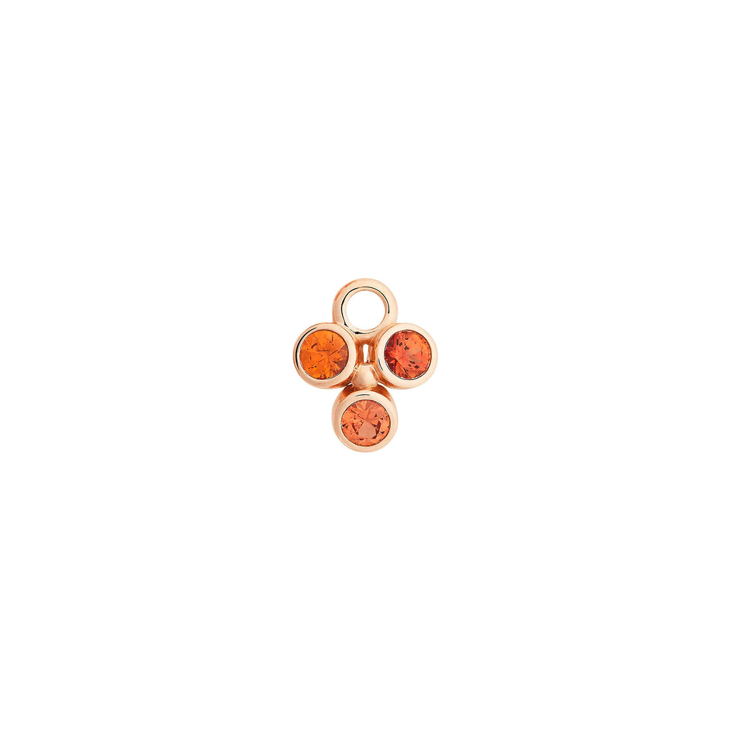 Bron Confetti Einhänger (8OR4870OK) aus Roségold mit Diamant und Saphir