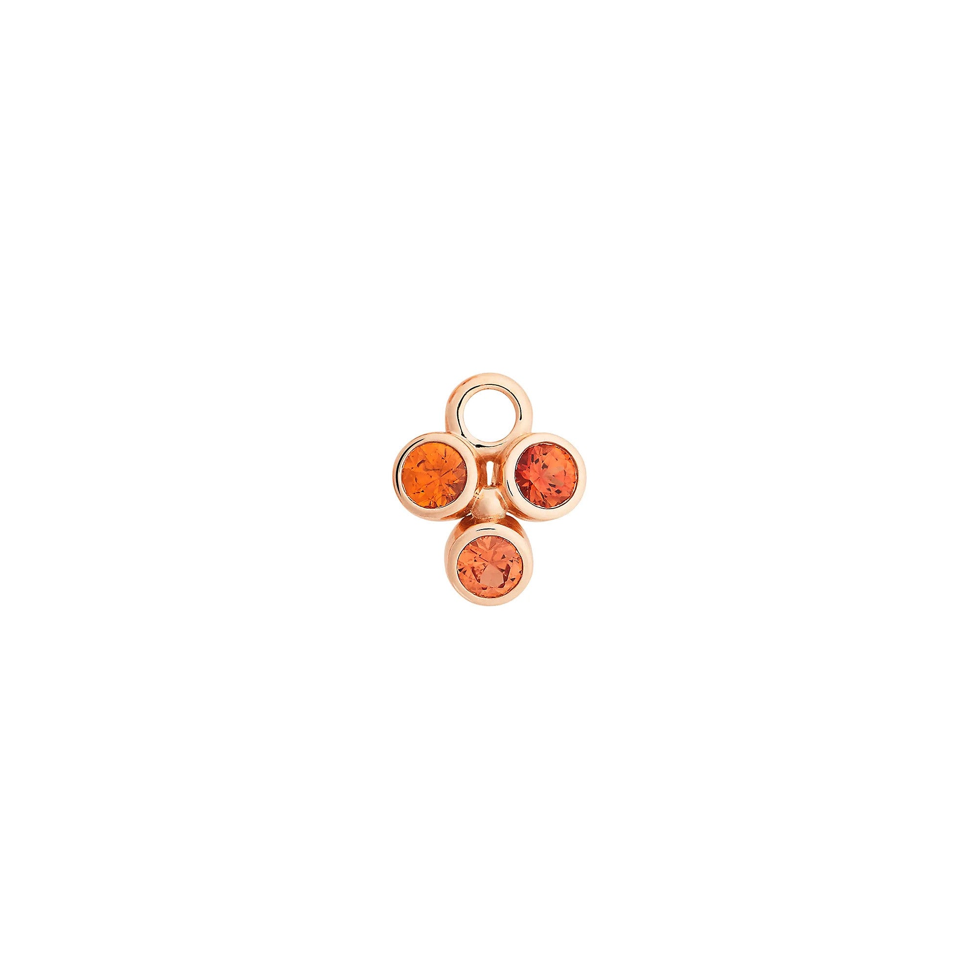 Bron Confetti Einhänger (8OR4870OK) aus Roségold mit Diamant und Saphir