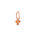 Bron Confetti Ohrschmuck (8OR4870OK-SET) aus Roségold mit Diamant und Saphir