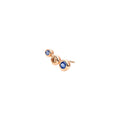 Bron Confetti Ohrstecker (8OR4874CSCBR-L) aus Roségold mit Diamant und Saphir