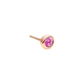 Bron Confetti Ohrstecker (8OR4877RK) aus Roségold mit Saphir