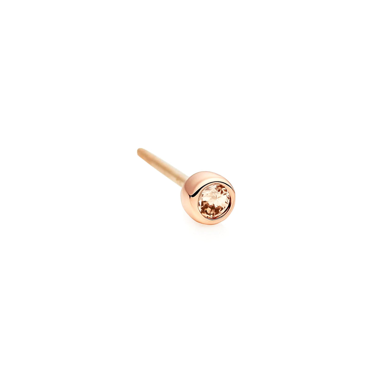 Bron Confetti Ohrstecker (8OR4879CBR) aus Roségold mit Diamant