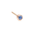Bron Confetti Ohrstecker (8OR4879CS) aus Roségold mit Saphir