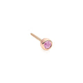Bron Confetti Ohrstecker (8OR4879RK) aus Roségold mit Saphir