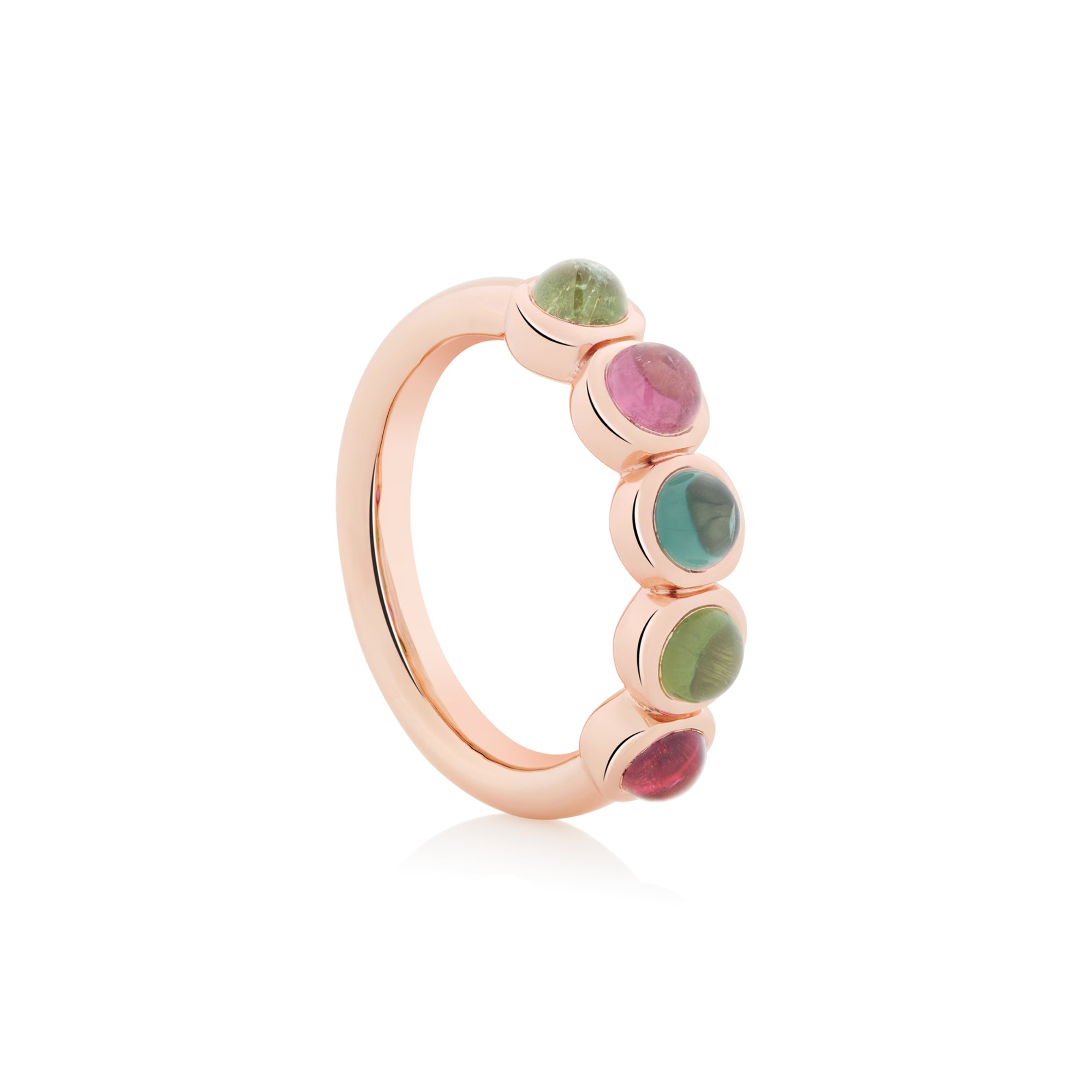 Bron Confetti Ring - 8RR4866MTC/1 (1) aus Roségold mit Turmalin