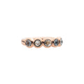 Bron Confetti Ring (8RR4866SAR1) aus Roségold mit Saphir