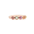 Bron Confetti Ring (8RR4866ZEST) aus Roségold mit Saphir