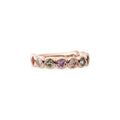 Bron Confetti Ring (8RR4894EDEN) aus Roségold mit Diamant und Saphir