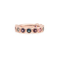 Bron Confetti Ring (8RR4894PLUM) aus Roségold mit Spinell