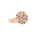 Bron Confetti Ring - 8RR4939BRMK/5 (5) aus Roségold mit Diamant und Saphir