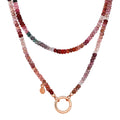 Bron Edelstein Halskette - 8CR4439SP3.5/90 (90) aus Roségold mit Spinell