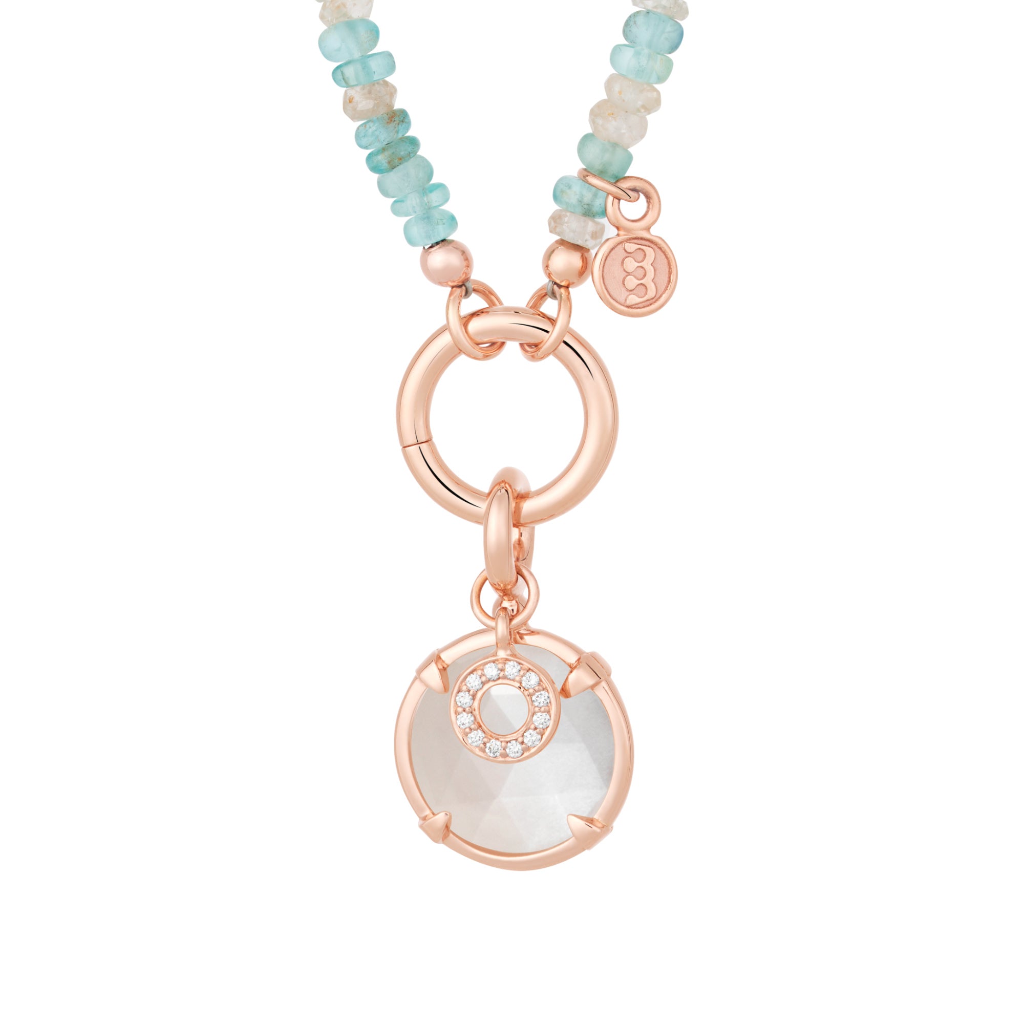 Bron Edelsteinkette - 8CR4439APZNW3.5/70 (70) aus Roségold