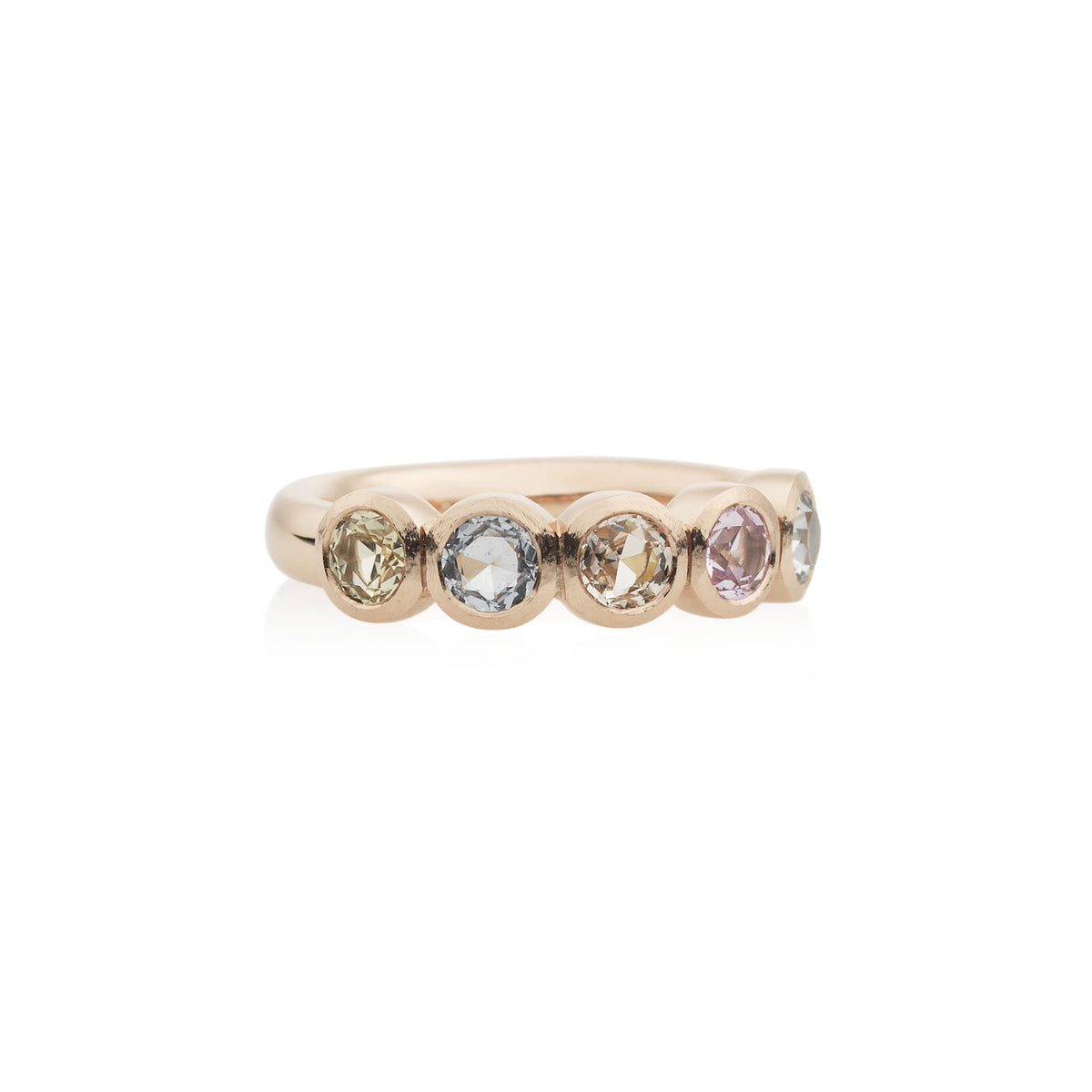 Bron Full Circle Ring (2RR4866SM1) aus Roségold mit Saphir