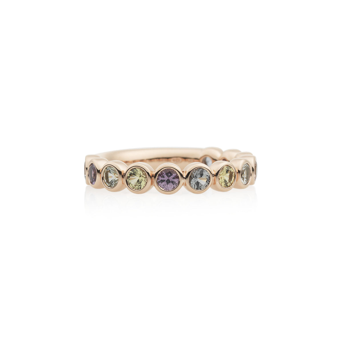 Bron Full Circle Ring (2RR4872SM) aus Roségold mit Saphir