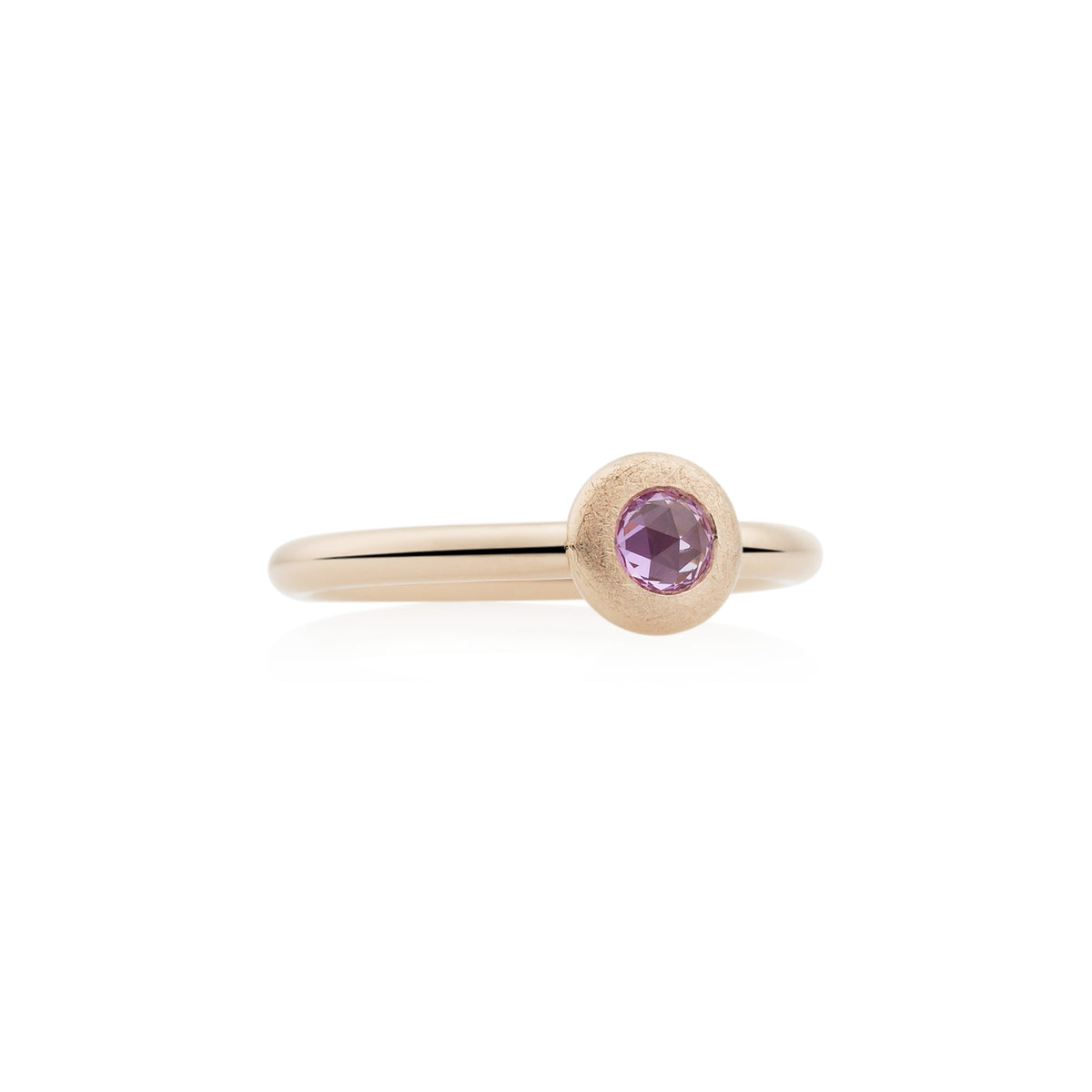 Bron Full Circle Ring (2RR4877SMR-R) aus Roségold mit Saphir