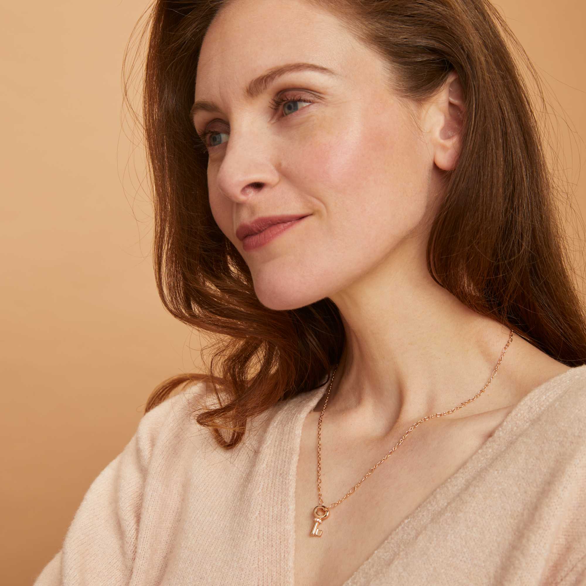 Bron Joy Anhänger (8HR3030BR) aus Roségold mit Diamant