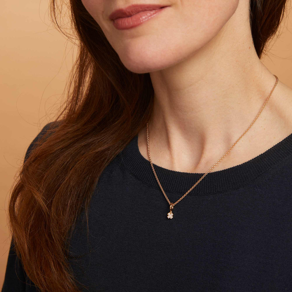 Bron Joy Anhänger (8HR3416BR) aus Roségold mit Diamant