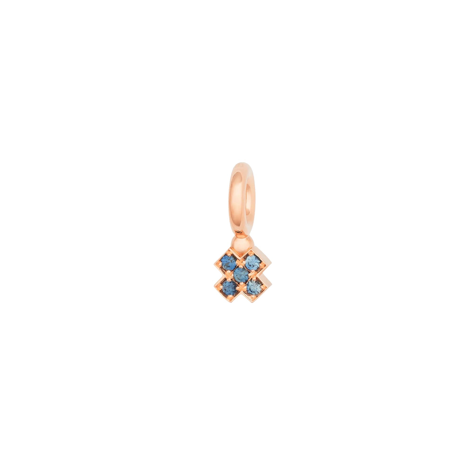 Bron Joy Anhänger (8HR3416NK) aus Roségold mit Saphir