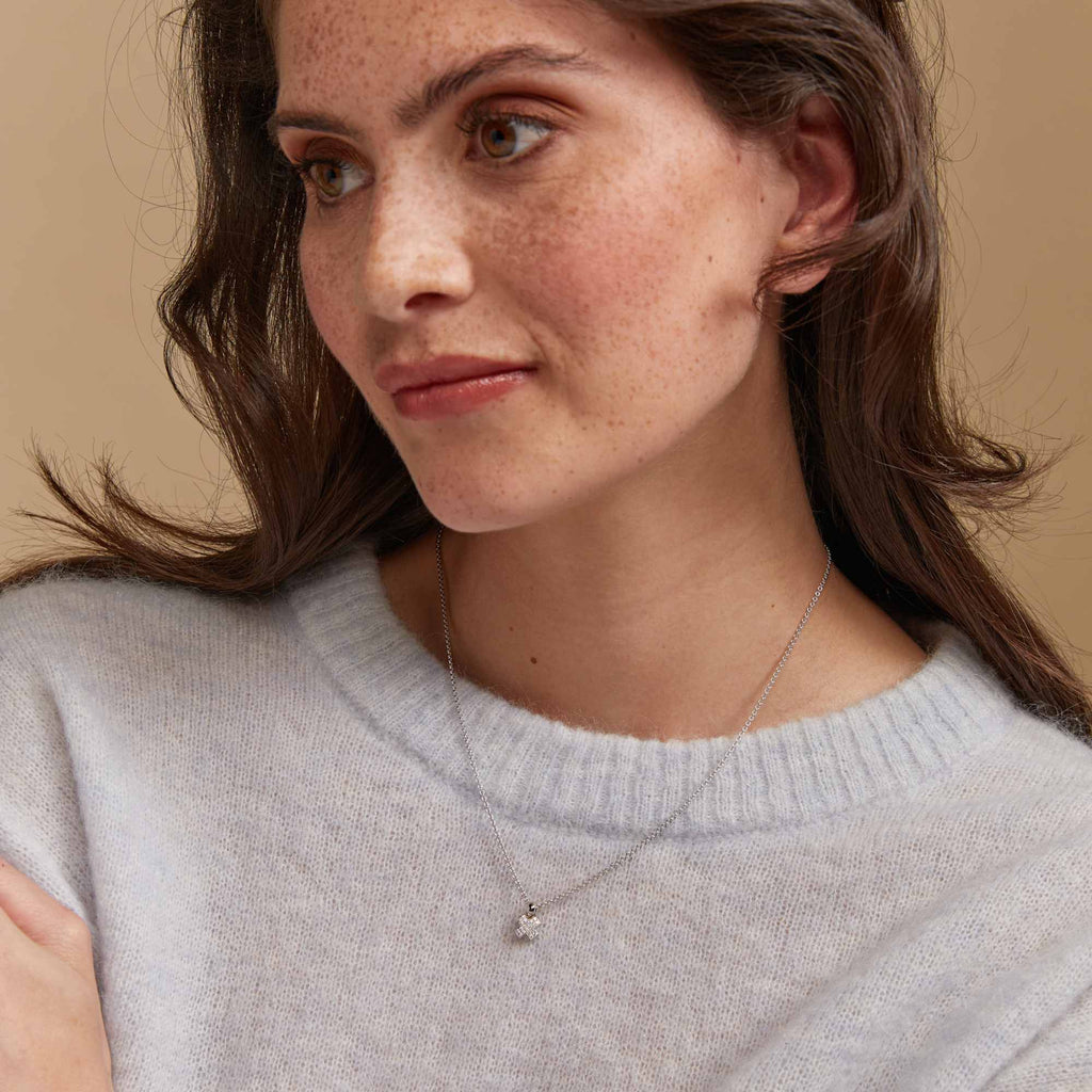 Bron Joy Anhänger (8HW3400BR) aus Weißgold mit Diamant